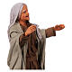 Statue femme joyeuse terre cuite crèche de Pâques napolitaine 30 cm s4