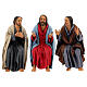 Last Supper, table and figurines for 30 cm Neapolian Easter Creche s11