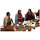 Ultima cena tavolo apostoli presepe pasquale terracotta Napoli h 30 cm s2
