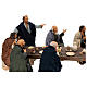 Ultima cena tavolo apostoli presepe pasquale terracotta Napoli h 30 cm s8
