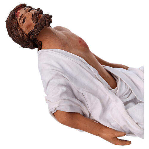 Pietà Maria Gesù presepe pasquale Napoli 2 pz terracotta 24 cm 4