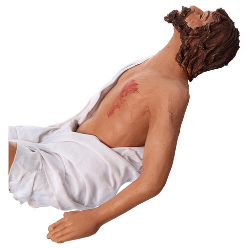Pietà Maria Gesù presepe pasquale Napoli 2 pz terracotta 24 cm 6
