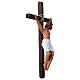 Crucifixion Jésus terre cuite crèche pascale napolitaine 24 cm s7