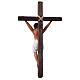 Crucifixion Jésus terre cuite crèche pascale napolitaine 24 cm s8