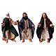 Last Supper scenefor 24 cm Neapolitan Easter Creche, set of 14, terracotta s22