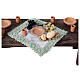 Cena da Última Ceia em terracota para presépio de Páscoa napolitano 13 cm s13