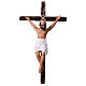 Ladrões crucificados presépio Páscoa napolitano 24 cm s6