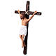 Ladrões crucificados presépio Páscoa napolitano 24 cm s8
