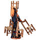 Woman with 4 chairs for 10 cm Neapolitan Nativity Scene s2