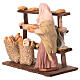 Boulangère avec étal crèche napolitaine 10 cm s3
