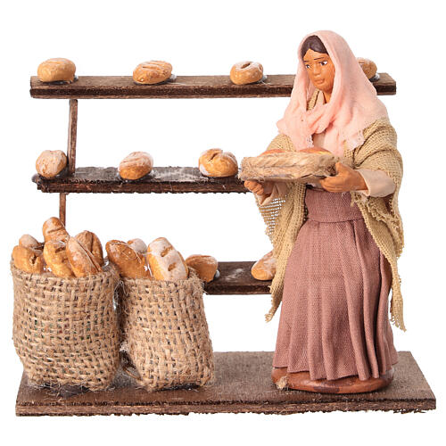 Piekarka ze stoiskiem, szopka neapolitańska 10 cm 1