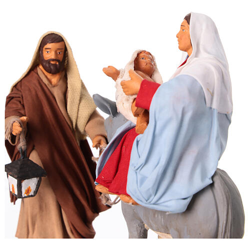 Flight into Egypt for 13 cm Neapolitan Nativity Scene 4