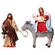 Flight into Egypt for 13 cm Neapolitan Nativity Scene s1