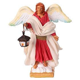 Ange avec lanterne 13 cm crèche napolitaine