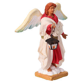 Ange avec lanterne 13 cm crèche napolitaine