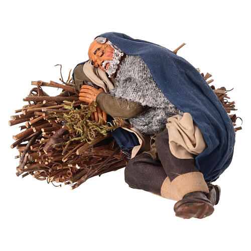 Schlafender Mann, für 14 cm Krippe im neapolitanischen Stil 2