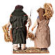 Familia de campesinos 3 personajes 30 cm belén napolitano s7