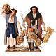 Famiglia di contadini 3 personaggi 30cm Presepe Napoletano s1