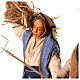 Famiglia di contadini 3 personaggi 30cm Presepe Napoletano s6