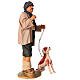 Chasseur avec chien 30 cm crèche napolitaine s7