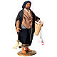 Hombre con Gallinas y corderos colgados 30cm Belén Napolitano s3