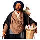 Hombre con Gallinas y corderos colgados 30cm Belén Napolitano s4