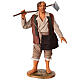 Farmer with hoe on his shoulder for 30 cm Neapolitan Nativity Scene s1