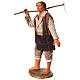 Farmer with hoe on his shoulder for 30 cm Neapolitan Nativity Scene s3