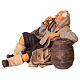 Man on a barrel eating an artichoke for 30 cm Neapolitan Nativity Scene s3