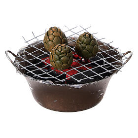 Artichokes on the grill 30 cm Neapolitan Nativity Scene