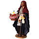 Donna con cesta cibo Presepe Napoletano 30 cm s5