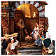 Ambientación 55x40x67 cm iluminada con figuras Belén 13 cm Napolitano s2