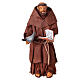 Saint Francis standing for 13 cm Neapolitan Nativity Scene s1