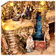 Presepe Napoletano 60x40x60 cm movimento illuminato ruscello 10 cm s4