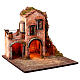 Presepe Napoletano 8cm illuminato 35x35x35 cm modulo 4/6  s7