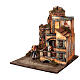 Presepe Napoletano illuminato 8 cm modulo 6/6  35x35x37 cm s2
