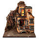 Presepe Napoletano illuminato 8 cm modulo 6/6  35x35x37 cm s4