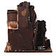 Illuminated Neapolitan nativity scene 8 cm module 6/6 35x35x37 cm s5