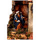 Neapolitan Nativity Scene Marechiaro for 12 cm figurines with electric lights, 50x60x74 cm s8