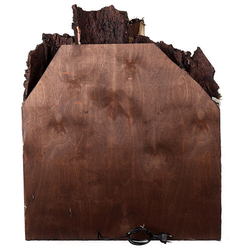 Presepe napoletano illuminato 12 cm Marechiaro 50x60x74 cm  11