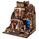 Presepe napoletano illuminato 12 cm Marechiaro 50x60x74 cm  s5