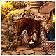 Illuminated village with real fountain for 8 cm Neapolitan Nativity Scene, 50x80x50 cm s2