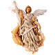 Angel statue height 18 cm beige terracotta Nativity scene Naples s1