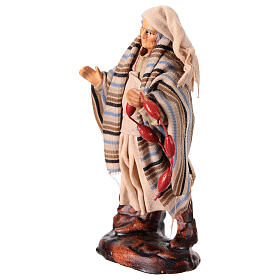 Figura carnicero terracota 10 cm belén napolitano