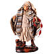 Statuina macellaio terracotta 10 cm presepe napoletano s1