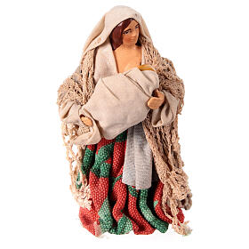 Woman breastfeeding terracotta 10 cm Neapolitan nativity scene