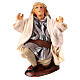 Pastor de rodillas terracota 10 cm belén napolitano s1