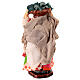 Donna con cesto di panni 10 cm terracotta presepe napoletano s4