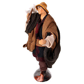 Pastore vagabondo 10 cm terracotta presepe napoletano
