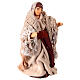 Femme au balcon crèche napolitaine h 10 cm terre cuite s3